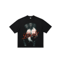 T SHIRT - LIBERTY — BLACK