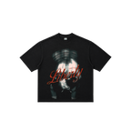 T SHIRT - LIBERTY — BLACK