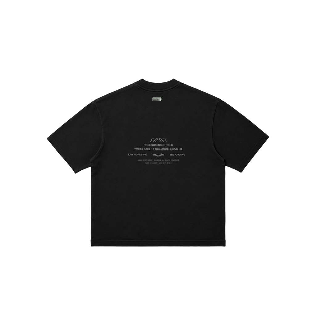 T SHIRT - LIBERTY — BLACK