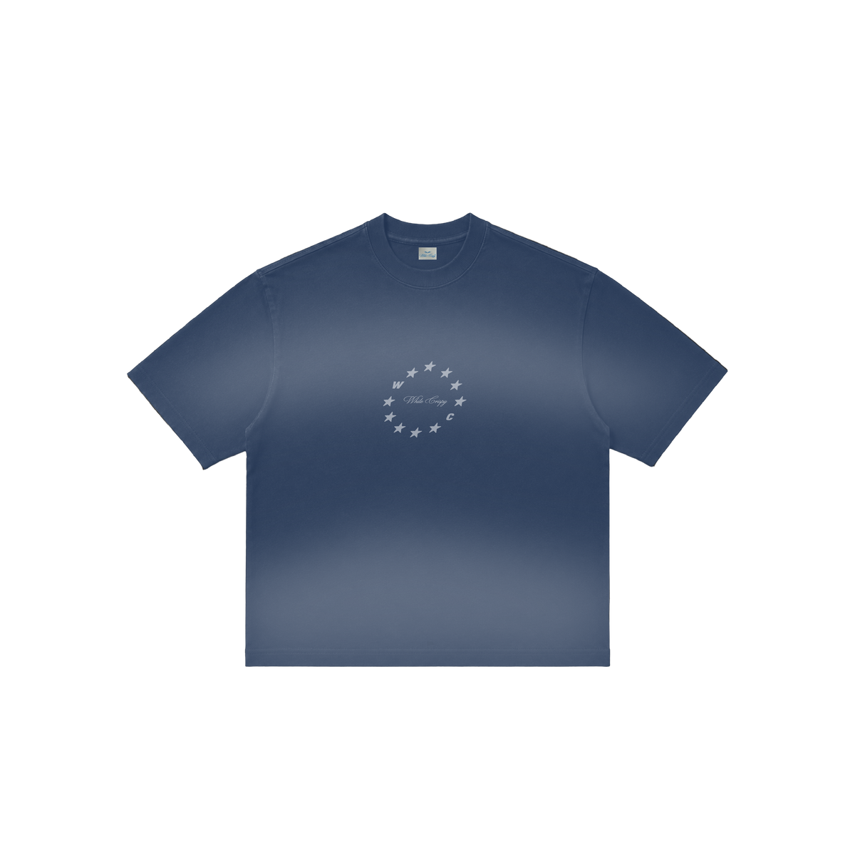T SHIRT LAST RIDE - BOXY FIT FADE BLUE