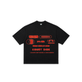 COURT SIDE  T-SHIRT OVERSIZED — BLACK